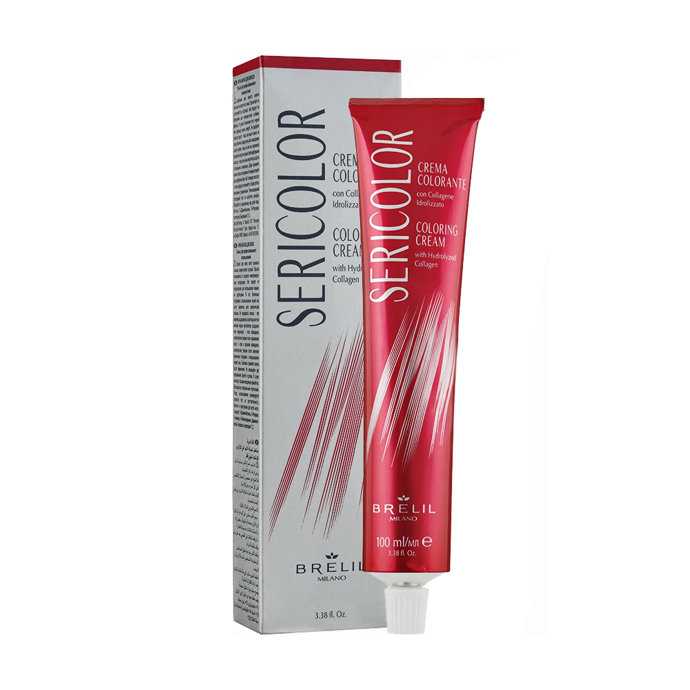 Перманентна фарба для волосся Brelil SeriColor Coloring Cream 8 Light Blonde, 100 мл